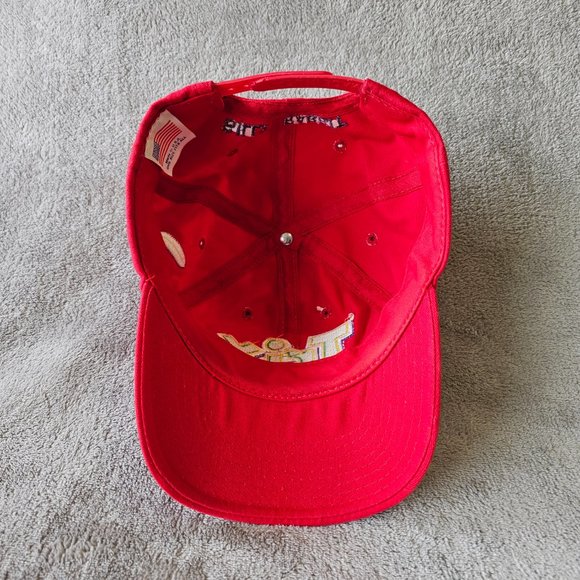 Vintage Trix snap back ball cap red embordered Silly Rabbit Made in USA - Picture 6 of 12